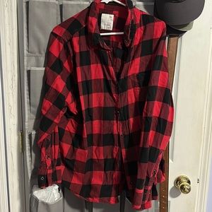 So “cozy flannel”